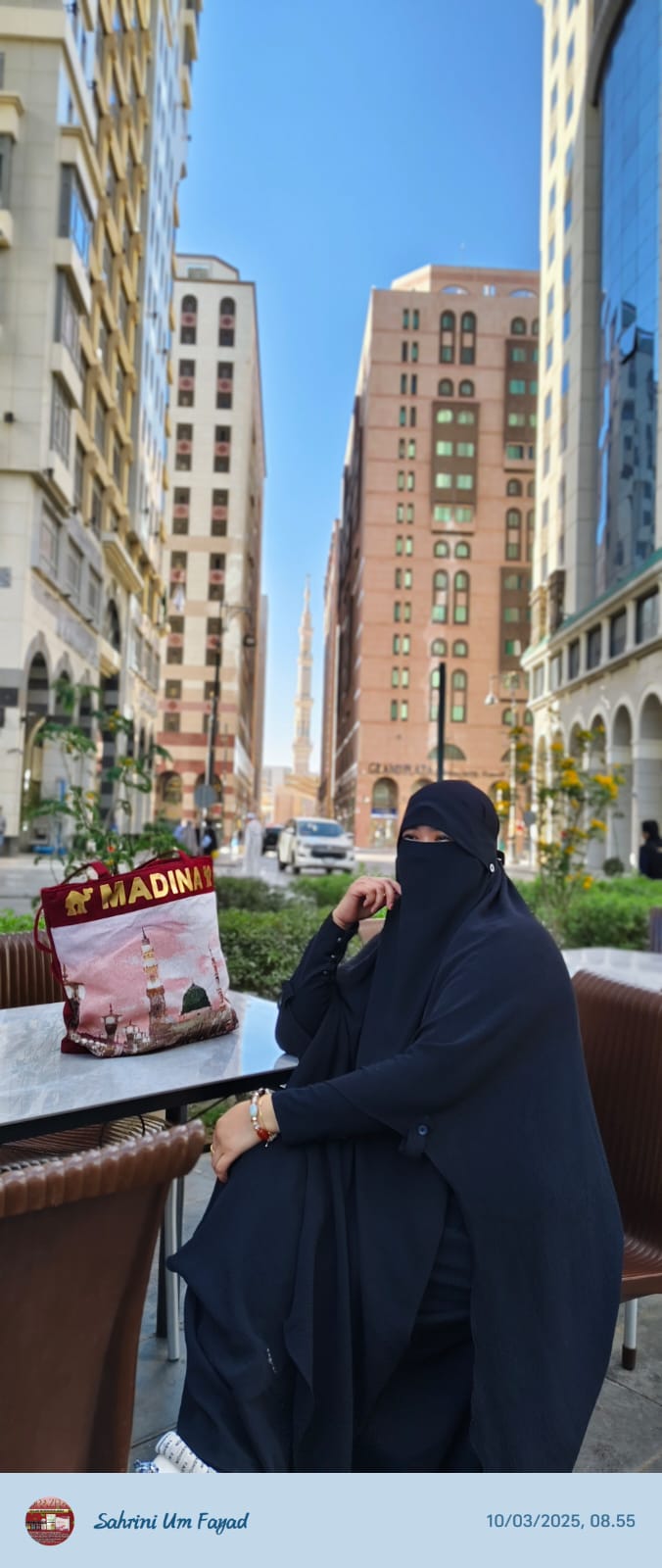 Sahrini Ummu Fayyadh di Madinah